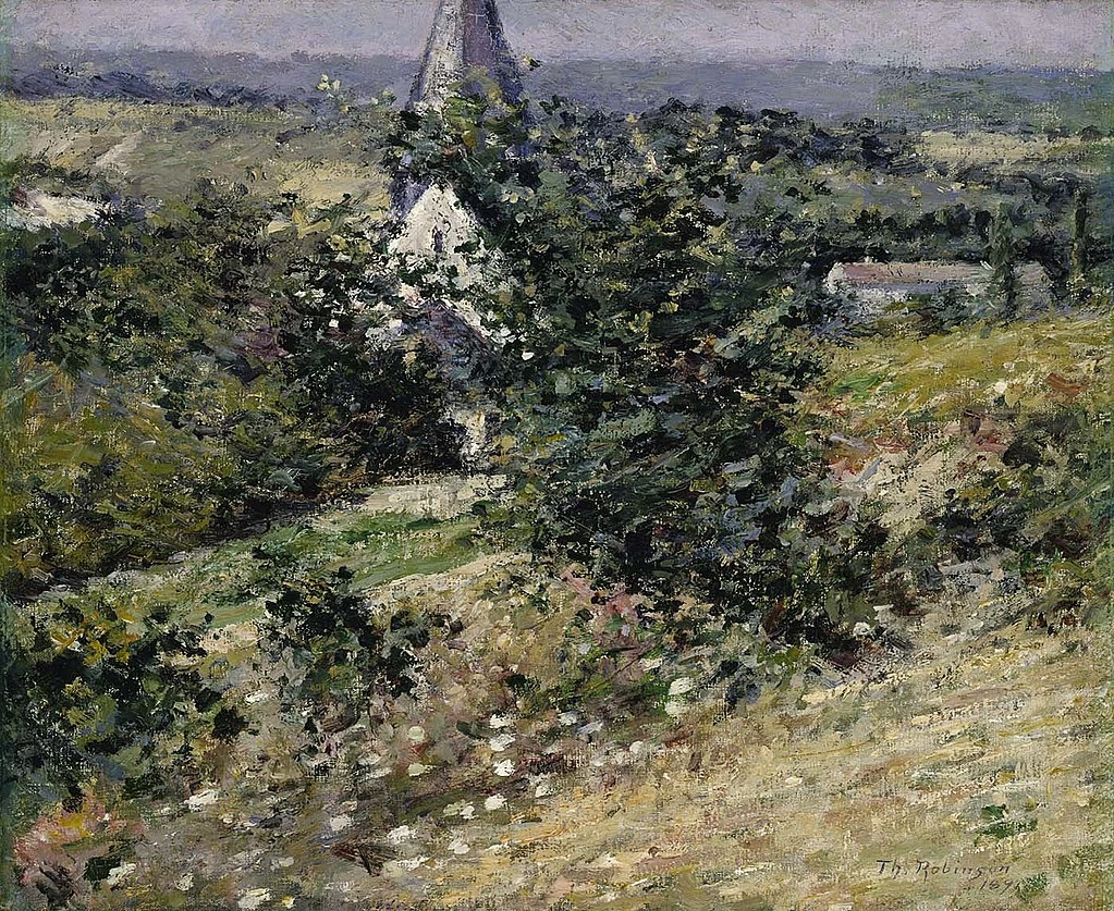 Vecchia chiesa a Giverny - Smithsonian American Art Museum